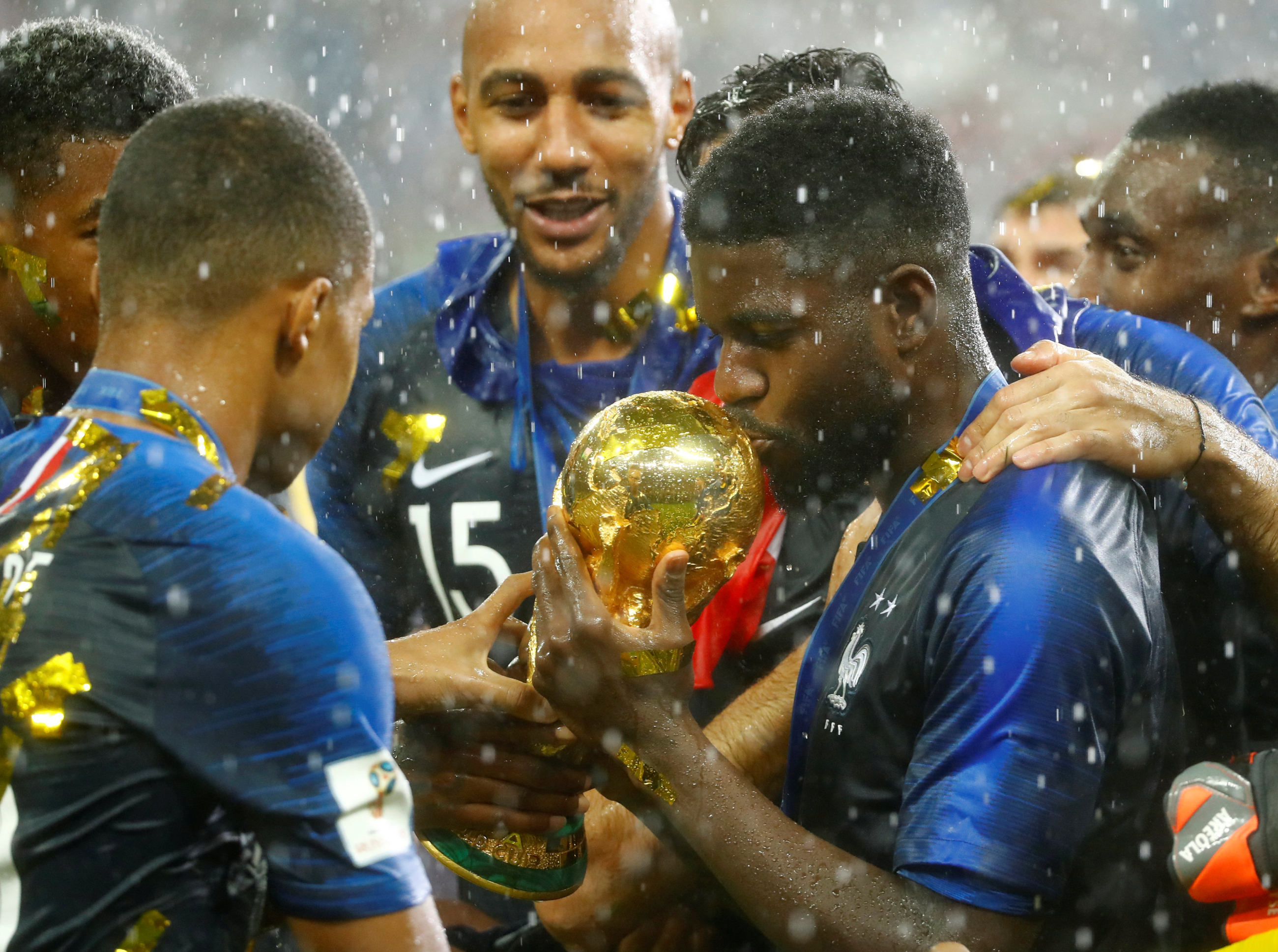 Umtiti won the World Cup in 2018 (©Reuters)